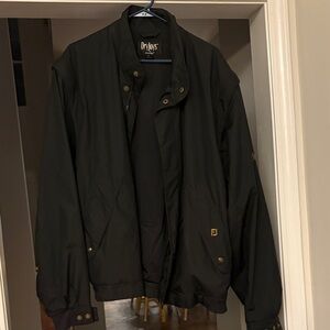 Men's Dry Joys Black Golf Bomber Jacket